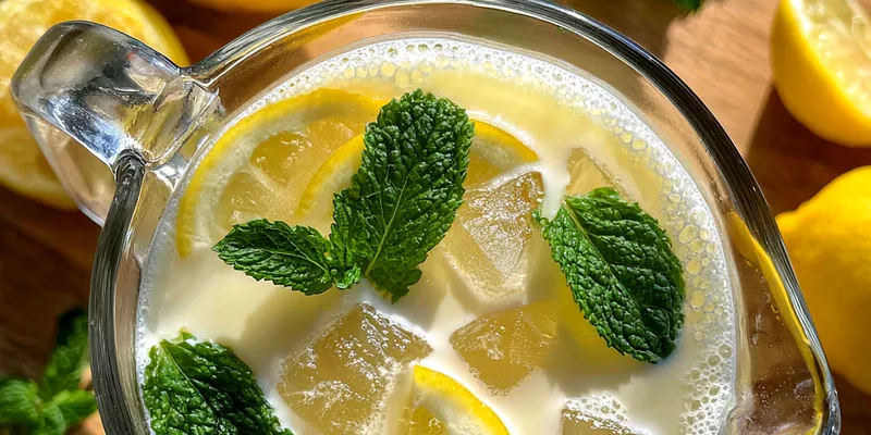 Creamy Mint Lemon Beverage