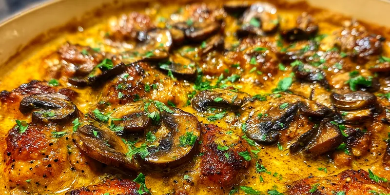 Creamy Mushroom Chicken Delight