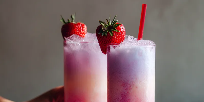 Creamy Strawberry Soda