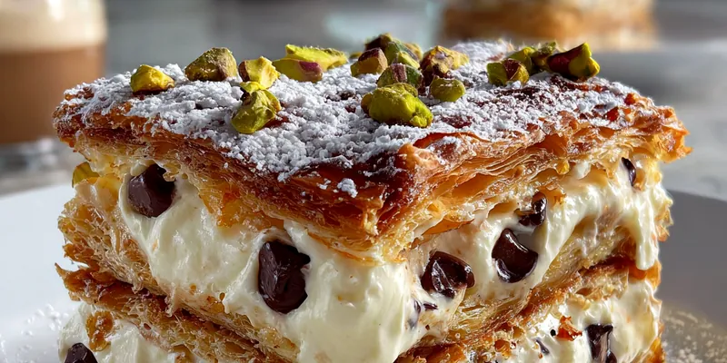 Crispy Cannoli Squares