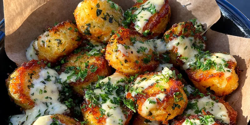 Crispy Garlic Parmesan Bites