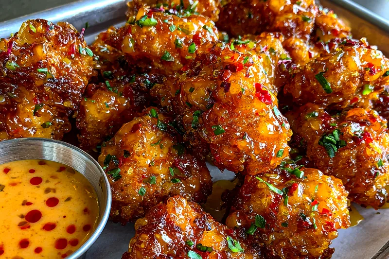 Fresh ingredients for Crispy Glazed Chicken Tenders