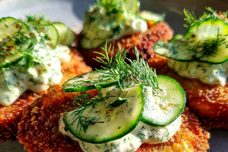 Fresh ingredients for Crispy Herb Chicken Delight