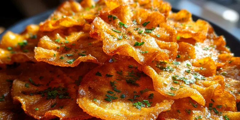 Crispy Herb Potato Chips
