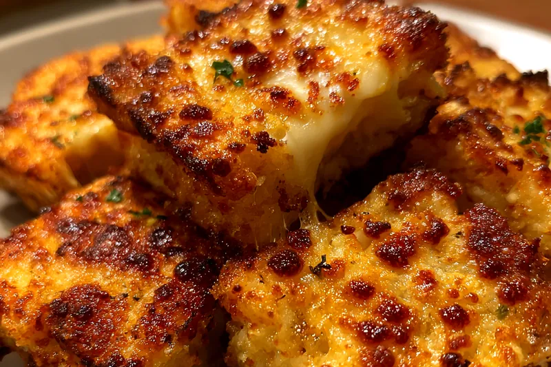 Cooking process for Crispy Mozzarella Bites