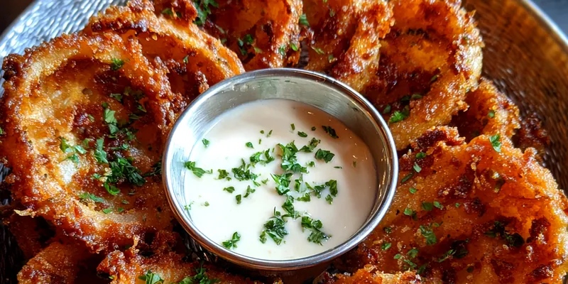 Crispy Onion Ring Chips