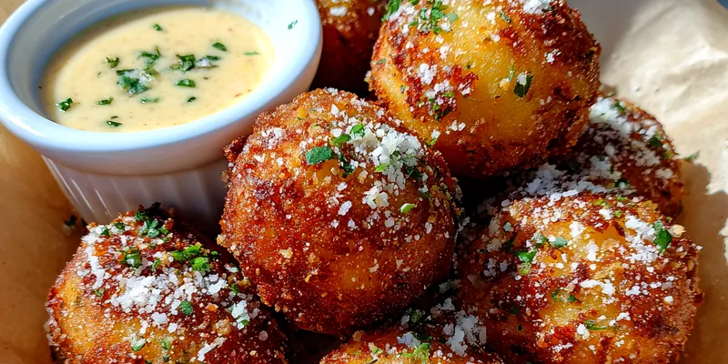 Crispy Parmesan Potato Balls