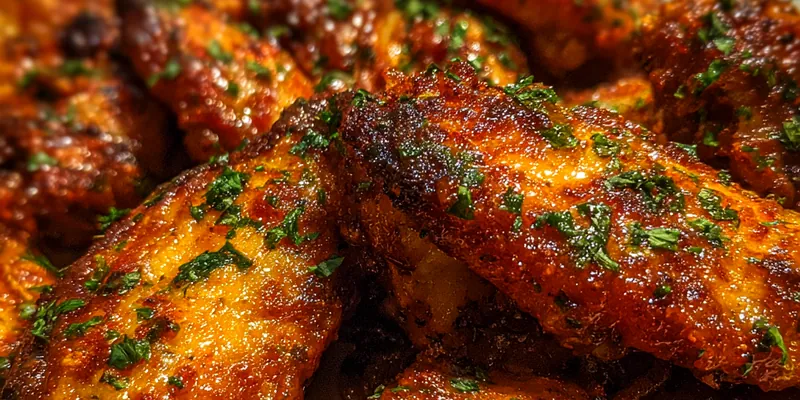 Crunchy Cajun Garlic Wings