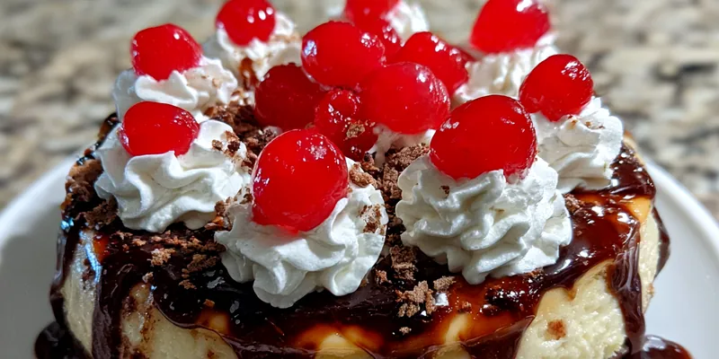Decadent Chocolate Cherry Cheesecake