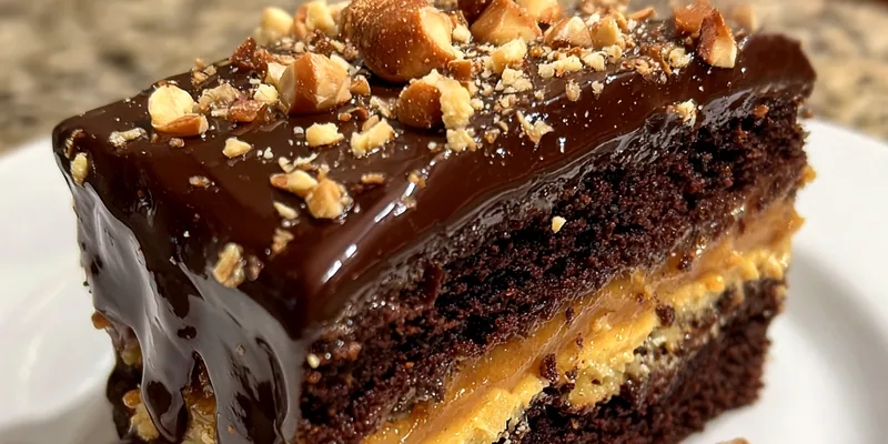 Decadent Chocolate Peanut Butter Cake