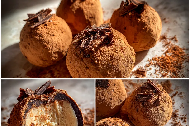 Cooking process for Decadent Cocoa Truffles