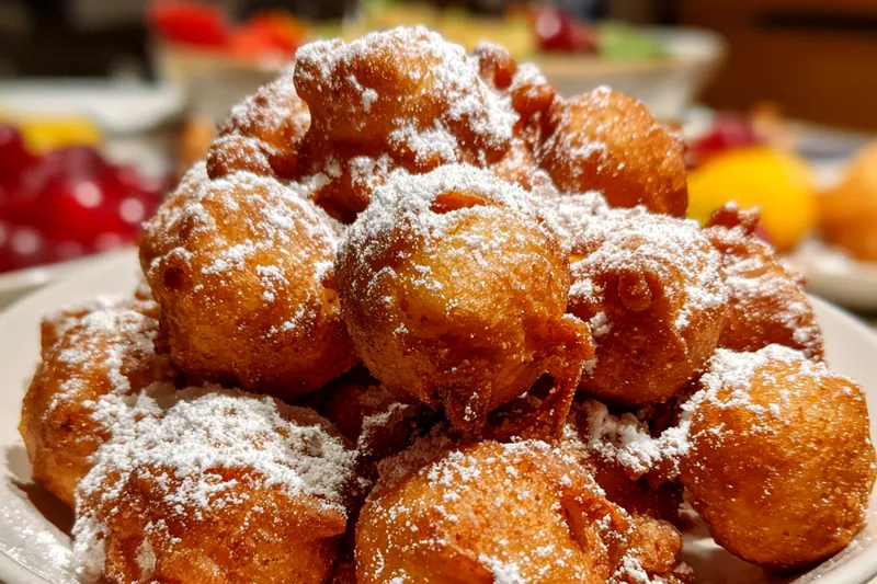 Cooking process for Easy Carnival Funnel Bites