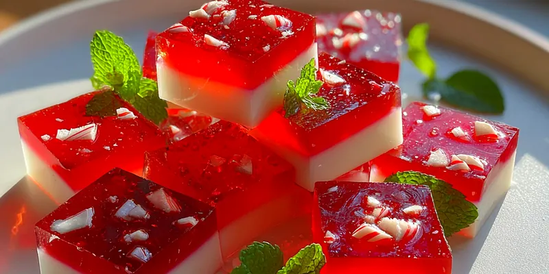 Festive Candy Cane Gummies