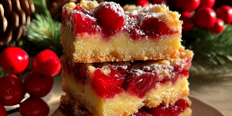 Festive Cherry Dessert Bars