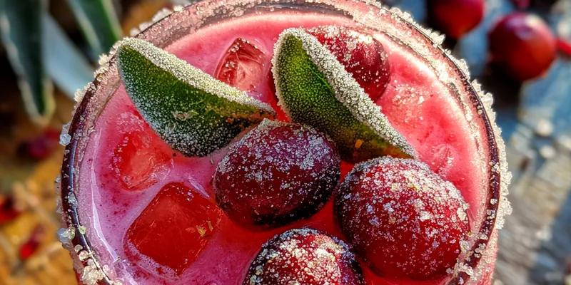Festive Cranberry Cocktail