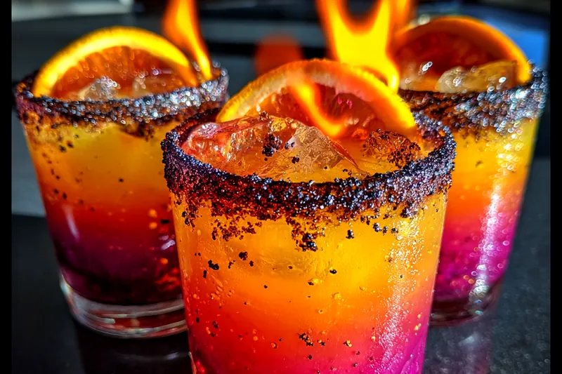 Cooking process for Fiery Citrus Cocktail