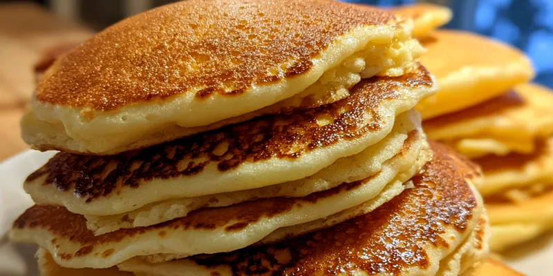 Fluffy Golden Pancakes Recipe