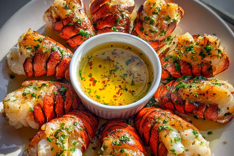 Fresh ingredients for Garlic Butter Lobster Tails