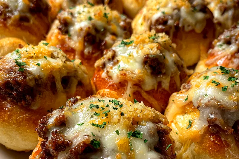 Fresh ingredients for Garlic Cheese Stuffed Rolls