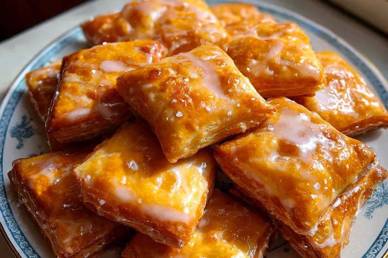 Cooking process for Glazed Buttermilk Pastries