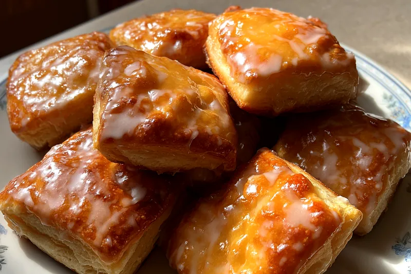 Fresh ingredients for Glazed Buttermilk Pastries