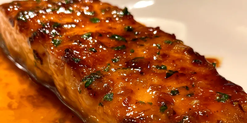 Glazed Herb Salmon Delight