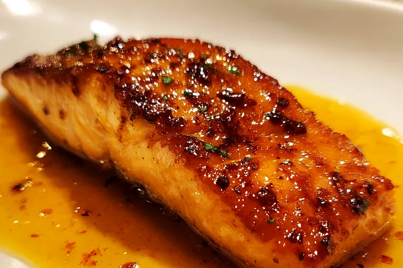 Fresh ingredients for Glazed Herb Salmon Delight