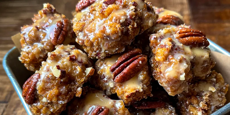 Glazed Pecan Crunch Bites