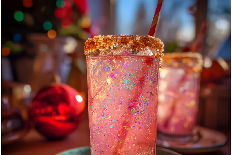Fresh ingredients for Glittery Holiday Punch