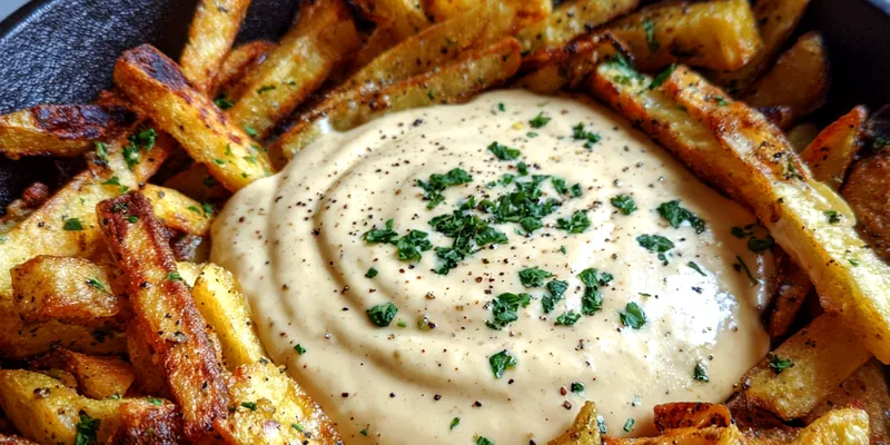 Golden Fries with Herb Aioli