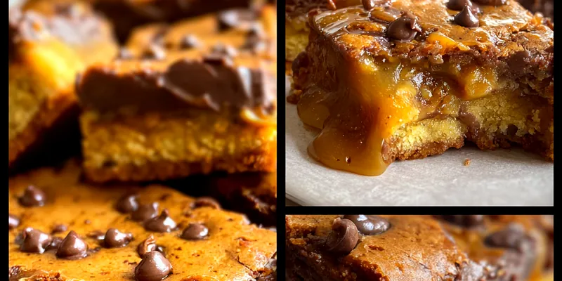 Gooey Chocolate Caramel Bars