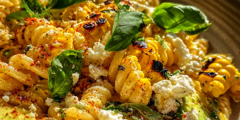 Grilled Corn Pasta Salad