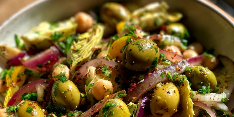 Herb Marinated Bean Salad