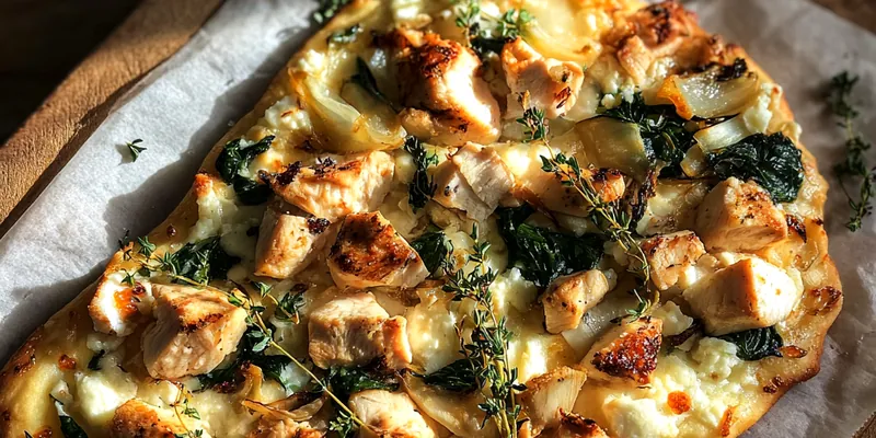 Herbed Chicken Flatbread