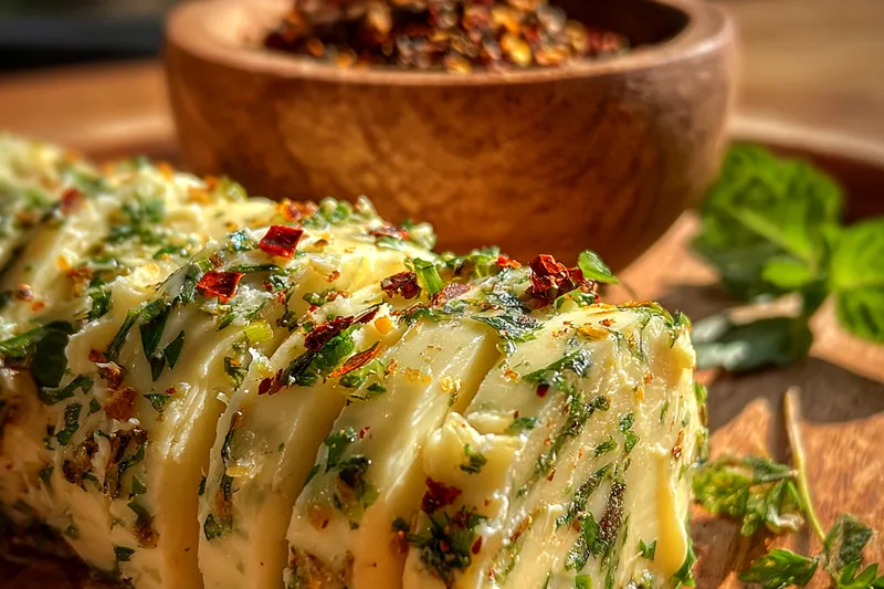 Cooking process for Herbed Garlic Butter Spread