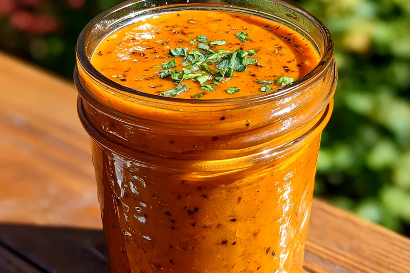 Cooking process for Homemade Spicy Herb Sauce