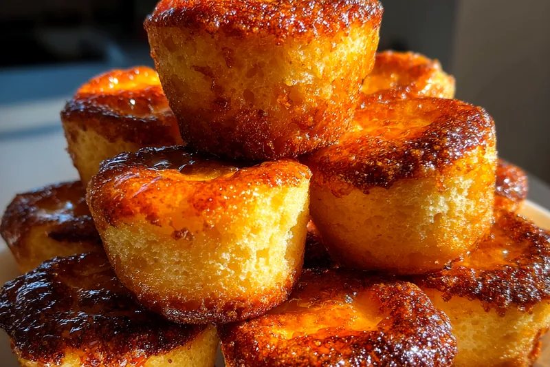 Fresh ingredients for Honey Butter Cornbread Poppers