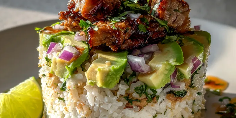 Honey Lime Chicken Stack