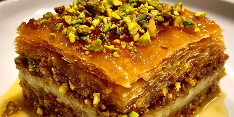 Honey Pistachio Delight Dessert