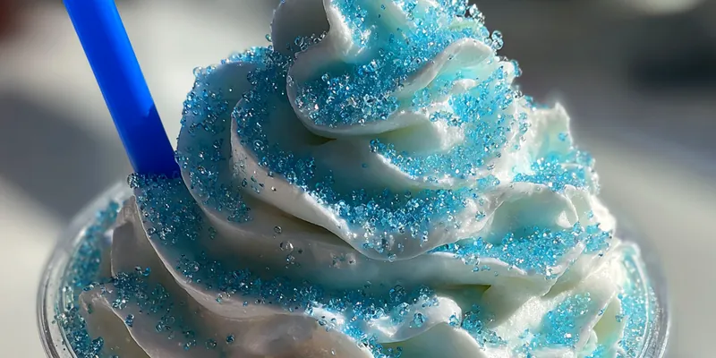 Icy Blue Frost Frappe