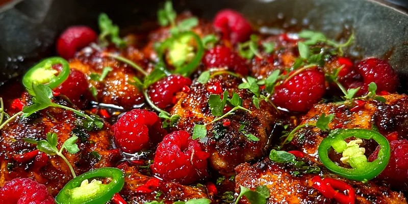 Jalapeno Raspberry Chicken Delight