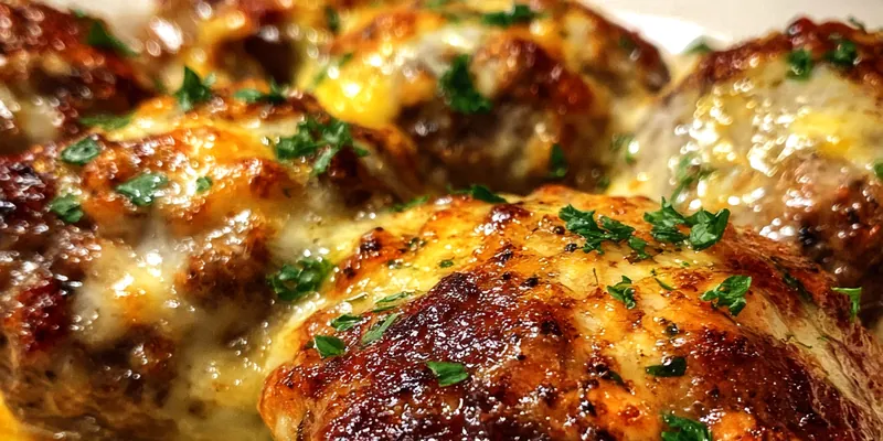 Juicy Melted Cheese Patties