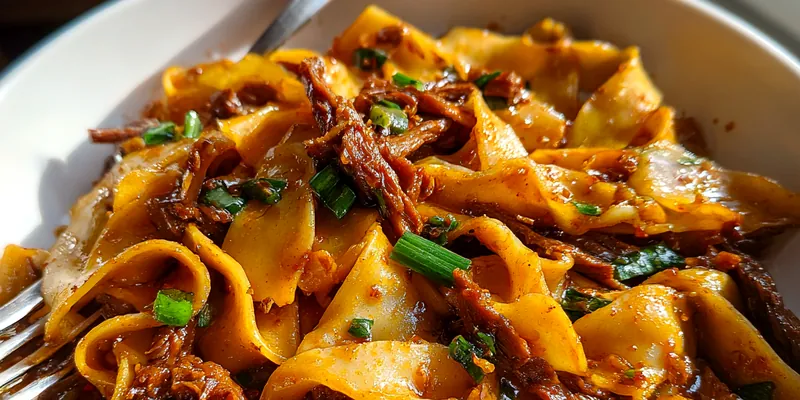Savory Korean Beef Noodles