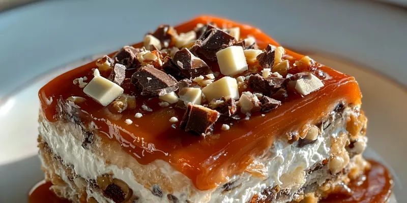 Layered Caramel Nut Delight
