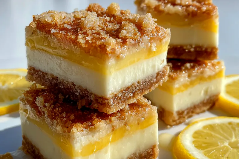 Fresh ingredients for Lemon Crumb Shortbread Bars