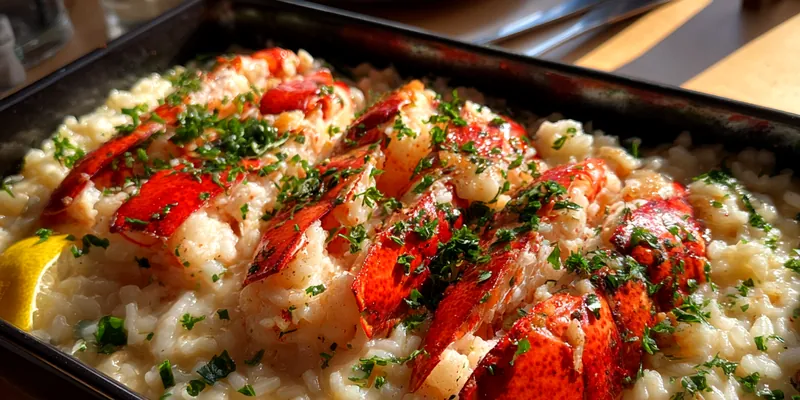 Lemon Herb Lobster Risotto