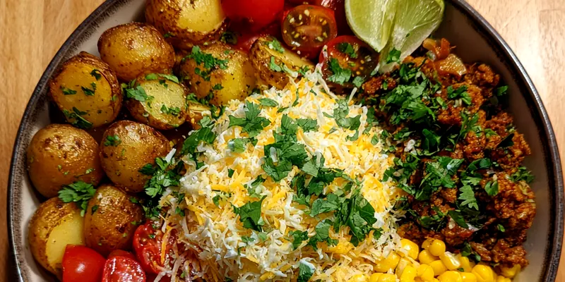 Loaded Potato Taco Bowl