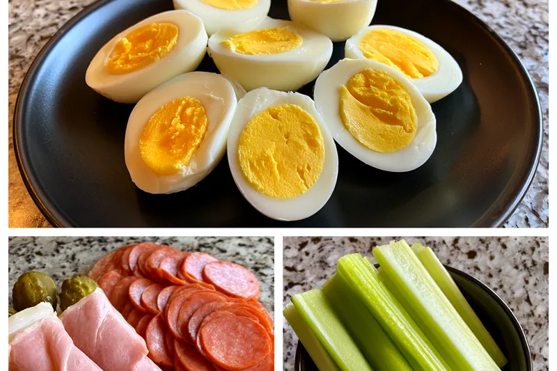 Cooking process for Low Carb Snack Platter