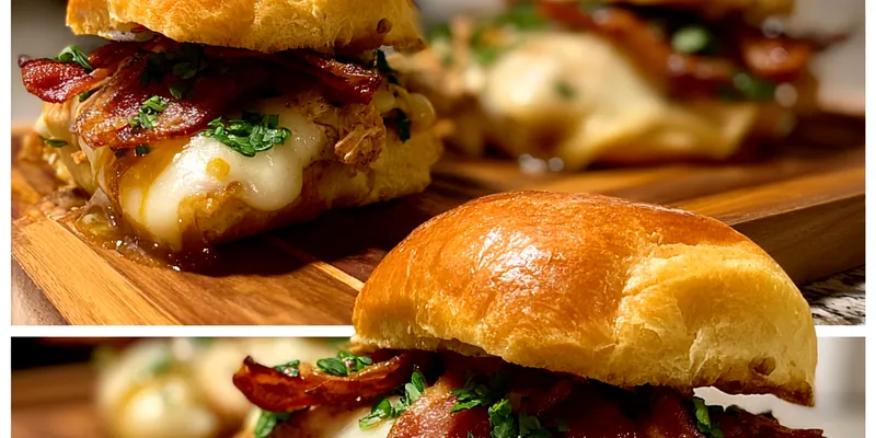 Maple Chicken Bacon Sliders