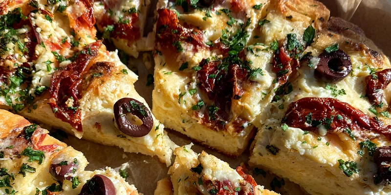 Mediterranean Olive Flatbread